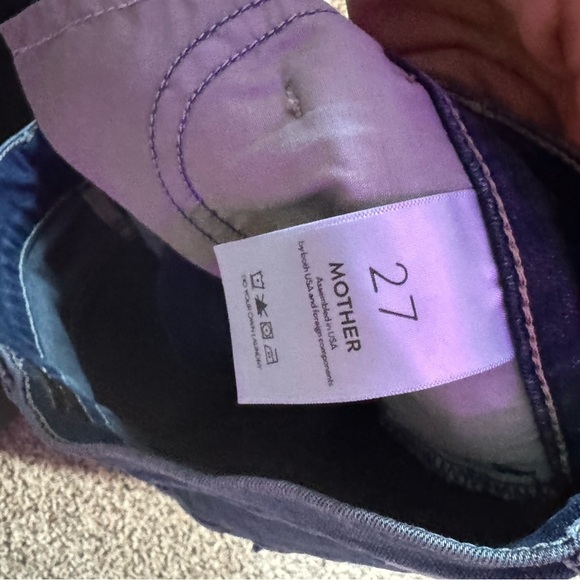 Mother denim the swooner coin pocket ‘the streets are talking” size 27 - Picture 4 of 5